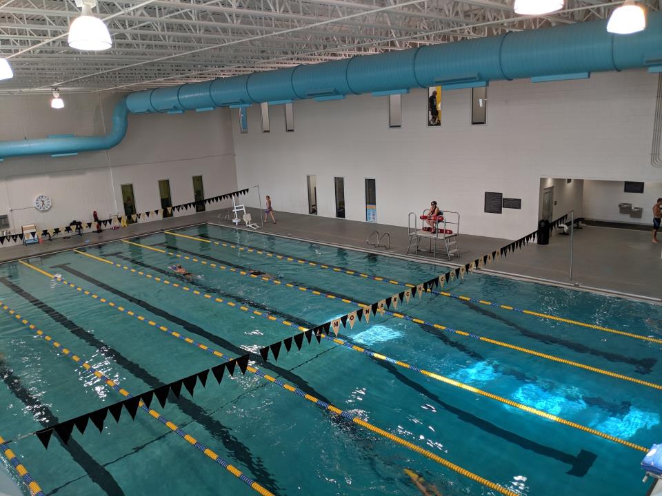 6 lane lap pool