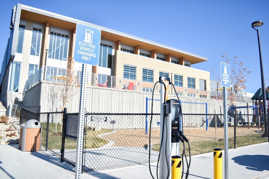 EV charging at Recreation & Senior Center