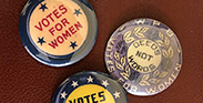 Votes for Women buttons