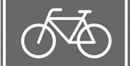 Bike lane icon