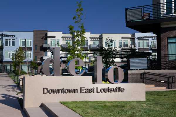 Downtown East Louisville Sign