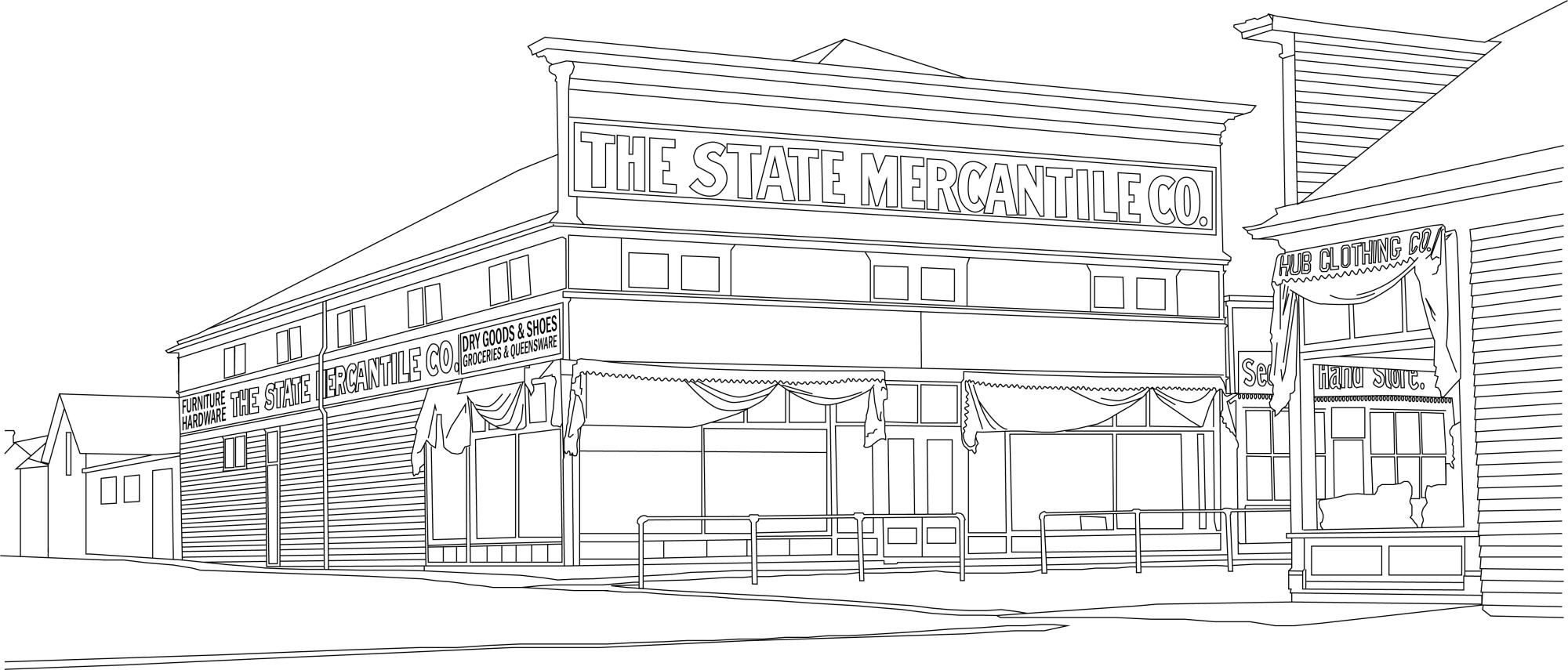 State Mercantile Coloring