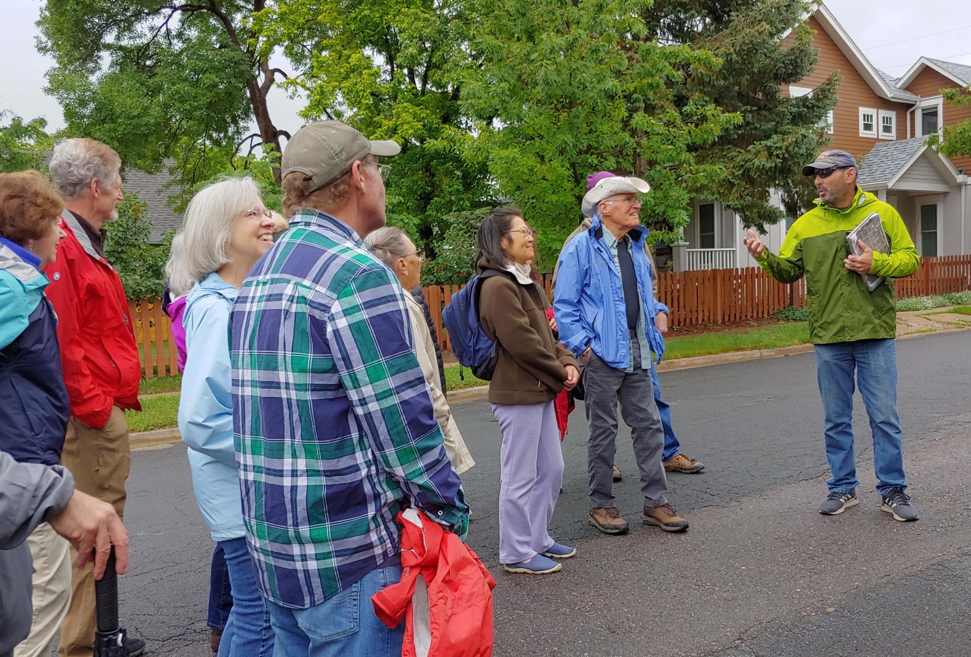 group of people outside