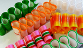 Photo of colorful ribbon candy