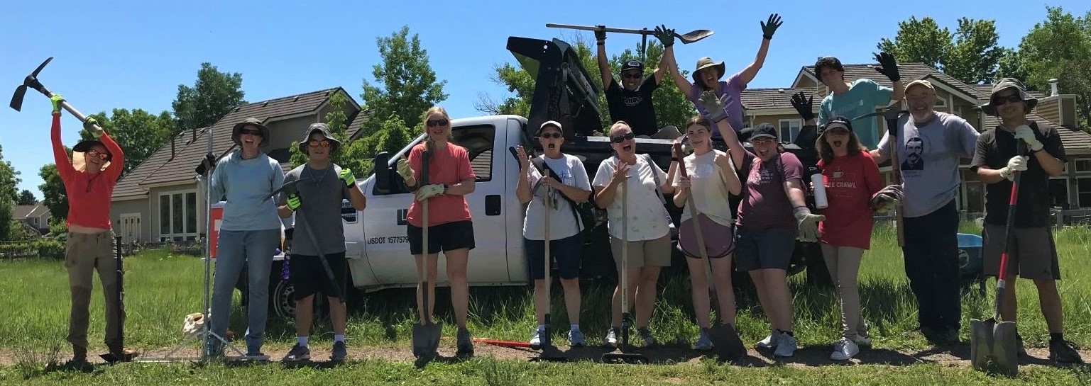 Volunteer Group with Tools