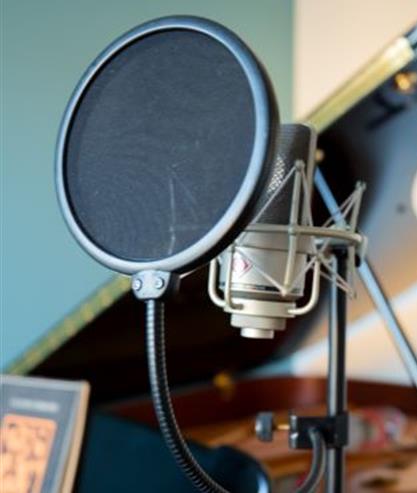 Webinar or podcast microphone