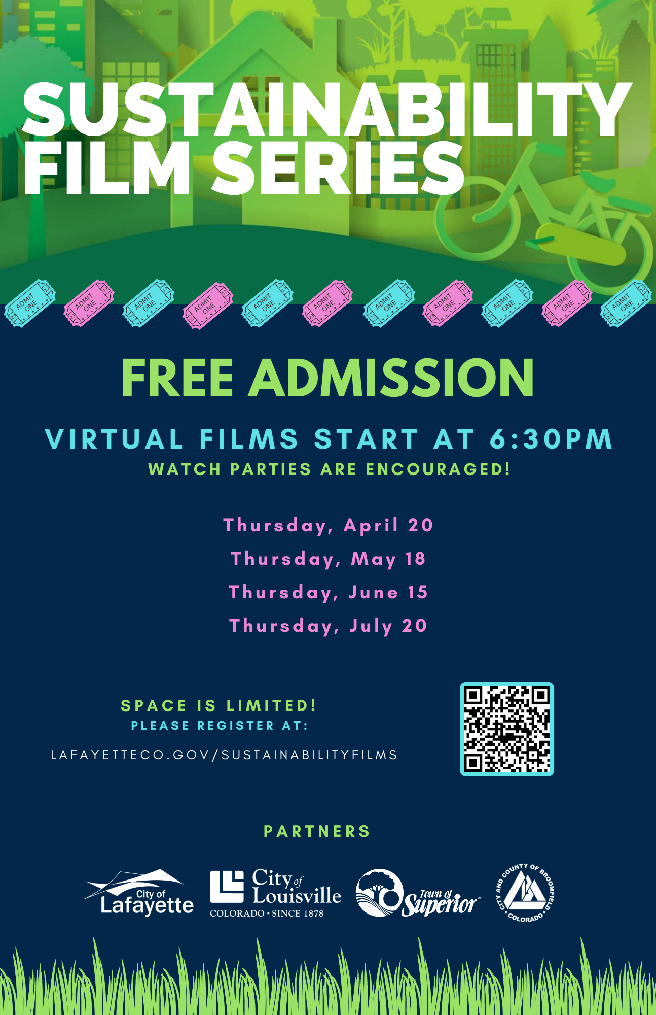 2023 Sustainability Film Series Graphic_Spring Community Update