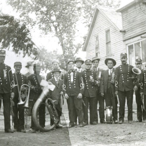 Members of the Louisville Band in uniform c. 1911