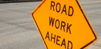 Road Work Sign