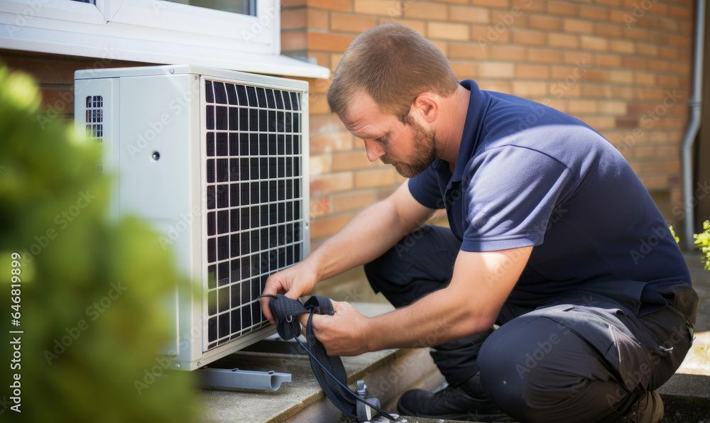 installing heat pump