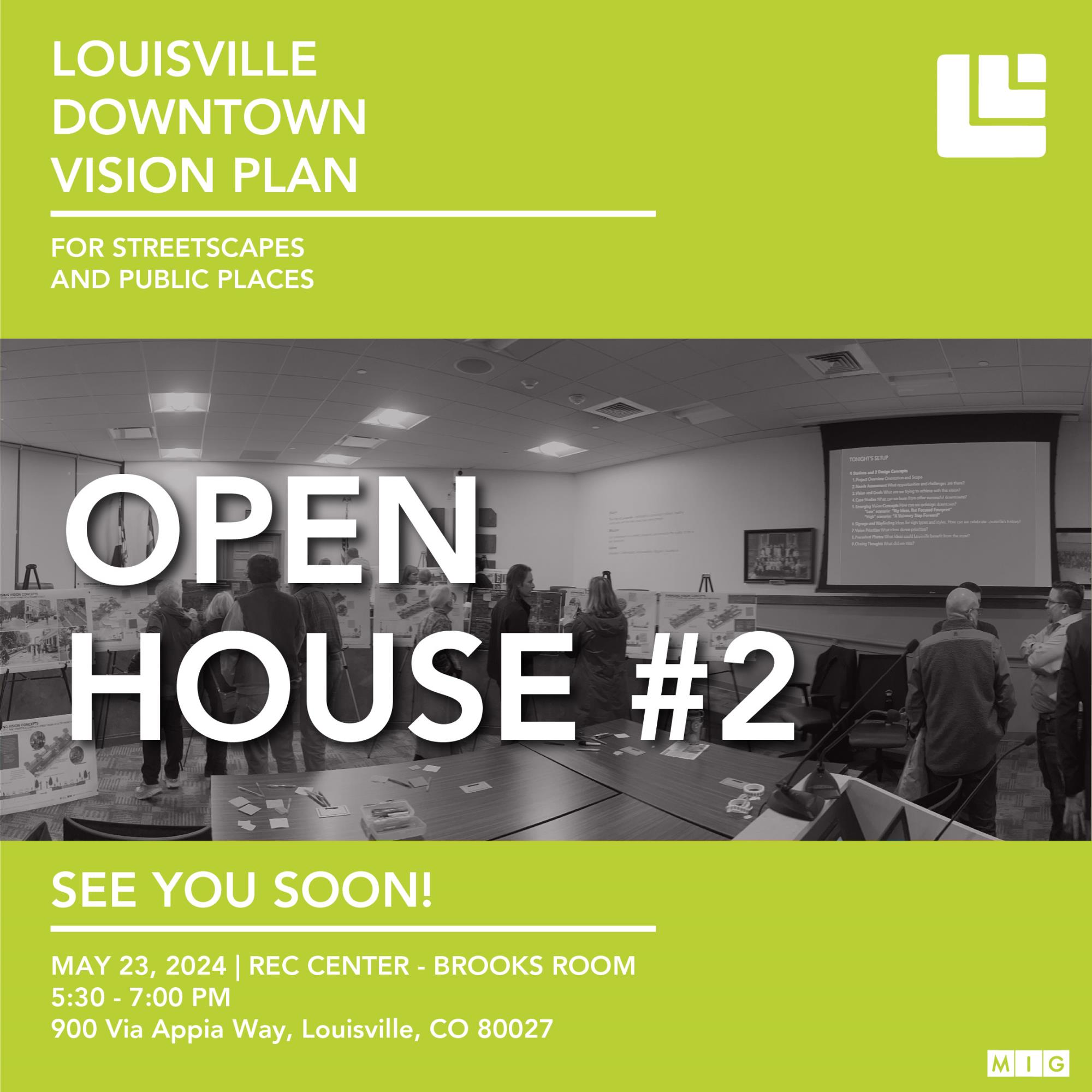 Louisville Downtown Vision Plan Open House 2 5-23-24