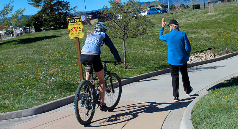 bike-passing-pedestrian