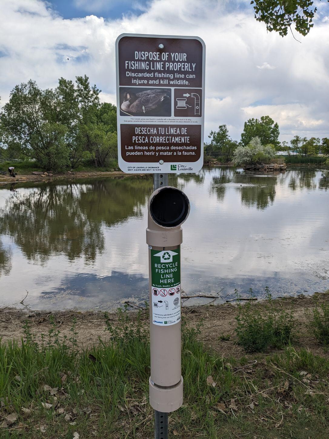 Fishing Line Sign